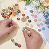 60Pcs Transparent Glass Beads GLAA-SC0003-06-3