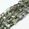 Electorplated Glass Beads EGLA-E006-1C-3