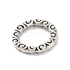 Tibetan Style Alloy Linking Rings TIBE-M004-13AS-02-2