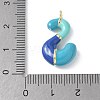 Brass Enamel Pendants KK-E093-03G-S-02-3