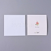 Envelope and Floral Pattern Thank You Cards Sets DIY-I029-01B-3