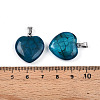 Natural Dragon Veins Agate Pendants G-N0325-14A-3