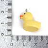 Cute Opaque Resin Pendants RESI-R458-05C-3