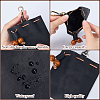 Leather Mini Pouch Keychain AJEW-WH20007-13B-6