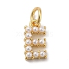 Rack Plating Brass with ABS Plastic Imitation Pearl Charms KK-B092-30E-G-1