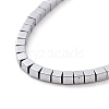 Electroplated Non-magnetic Synthetic Hematite Beads Strands G-G862-03F-3