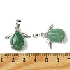 Natural Green Aventurine Pendants G-C114-05P-04-3