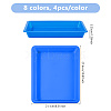 32Pcs 8 Colors PP Plastic Palettes AJEW-DC0004-10-2