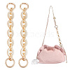 Unicraftale 2Pcs Alloy with Acrylic Oval Link Purse Strap Extenders FIND-UN0003-17-1