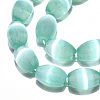 Dyed Natural Selenite Beads Strands G-T138-233E-3