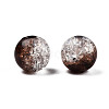 Transparent Crackle Acrylic Beads CACR-N002-26B-4