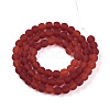 Transparent Glass Beads Strands GLAA-T032-T6mm-MD20-2