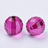 Transparent Acrylic Beads TACR-Q254-8mm-V65-3