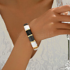 Alloy Enamel Hinged Bangles for Women QF6710-1