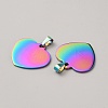 Heart/Flat Round/Teardrop Alloy Pendants FIND-WH0139-321A-RC-2