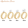 Brass Cup Peg Open Cuff Ring Settings LS-KK-G518-02G-03-4