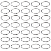 SOFPLATE 300Pcs 304 Stainless Steel Split Rings STAS-SP0001-66A-1