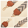 Arrow Pattern Polyester Adjustable Webbing Bag Straps PURS-WH0005-90G-4