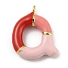 Brass Enamel Pendants KK-E093-03G-Q-1