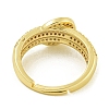 Brass Pave Cubic Zirconia Rings RJEW-U011-02G-3