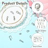 11Pcs 11 Styles 304 Stainless Steel Hook Clasps STAS-CJ0003-39P-3