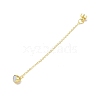 Brass Magnetic Clasp with Cable Safety Chain LS-KK-F839-035G-2