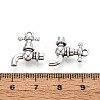 Tibetan Style Alloy Pendants X-TIBE-N014-30AS-3
