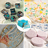 30Pcs Gold Stamping Moon Star Organza Drawstring Gift Bags ABAG-TA0002-21F-9
