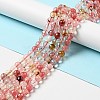 Cherry Quartz Glass Beads Strands G-P476-01C-01-2