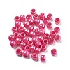 UV Plating Rainbow Iridescent Acrylic Beads PACR-D300-01C-1