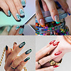 Stainless Steel DIY Nail Art Templates MRMJ-WH0092-019-7