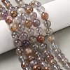 Natural Purple Phantom Quartz Purple Lodolite Quartz Beads Strands G-L644-D01-10mm-1