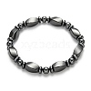 Non-Magnetic Synthetic Hematite Bracelets BJEW-E003-8-1