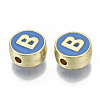 Alloy Enamel Beads X-ENAM-S122-028B-NR-2
