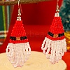 Christmas Style Tassel Dangle Earrings XG3371-1