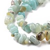 Natural Flower Amazonite Chips Beads Strands G-M205-12B-4