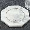 Knot 304 Stainless Steel Pendant Necklaces & Bracelets & Stud Earrings Sets for Women SJEW-C004-16P-5