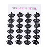 304 Stainless Steel Stud Earrings EJEW-H350-14B-3