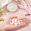 105Pcs 3 Styles Natural 4-Hole Freshwater Shell Buttons BUTT-TA0001-26-7