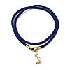 Nylon Milan Cord Necklace Making MAK-M028-01G-08-2