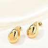 304 Stainless Steel Teardrop Stud Earrings EJEW-R008-01G-1