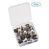  Jewelry Iron & Alloy Button Pins for Jeans BUTT-PJ0001-03-4