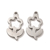 304 Stainless Steel Pendants STAS-M089-37P-1