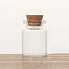 Glass Cork Bottles Ornament CON-PW0001-038B-1