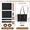 DIY Imitation Leather Women's Tote Bag Making Kit DIY-WH0409-77A-2