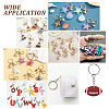 50Pcs Iron Keychain Clasps FIND-SP0005-56KCG-5