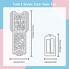 Envelope Theme Carbon Steel Cutting Dies Stencils DIY-WH0309-1487-6