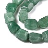 Natural Green Aventurine Beads Strands G-N342-144-3