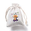 Halloween Cotton Cloth Storage Pouches LS-ABAG-M004-01M-3