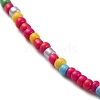 Glass Beaded Necklace NJEW-Z029-05E-2